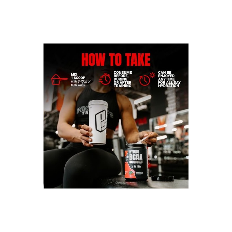 HydroBCAA Essentials Aminoácidos ProSupps Mora Azul 414 Gramos