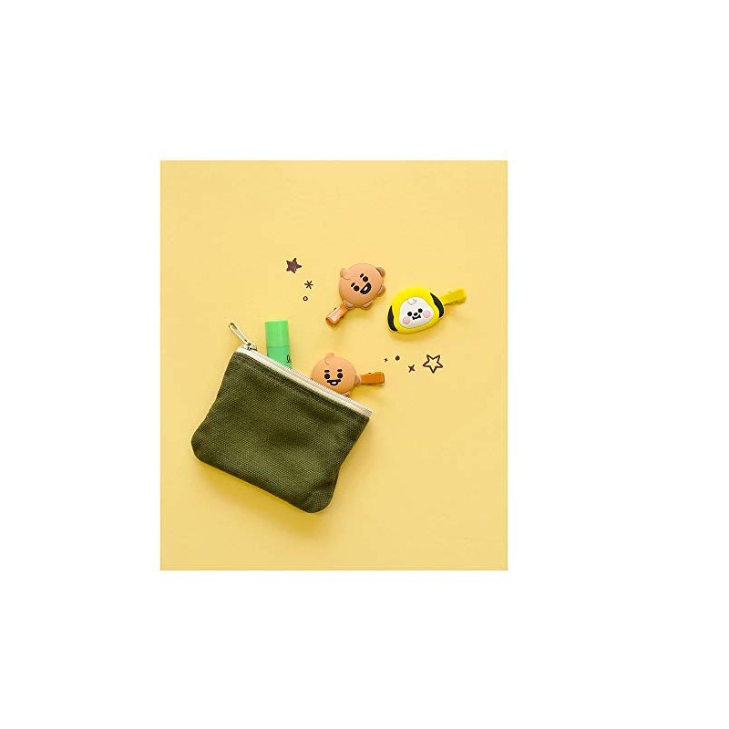 Solomon Shoji BT21 Bangs Clip, HAIR CLIP, Cute Bangs Pin,