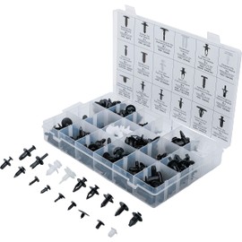 BGS 9041 Car Mounting Clip Assortment for Ford, Mazda, GM, Chrylser & Nissan 415 Pieces