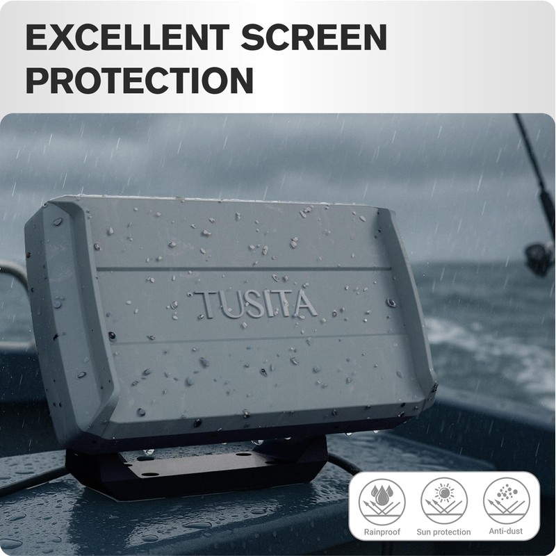 TUSITA Cover Rubber Compatible with Humminbird Helix 5 Series