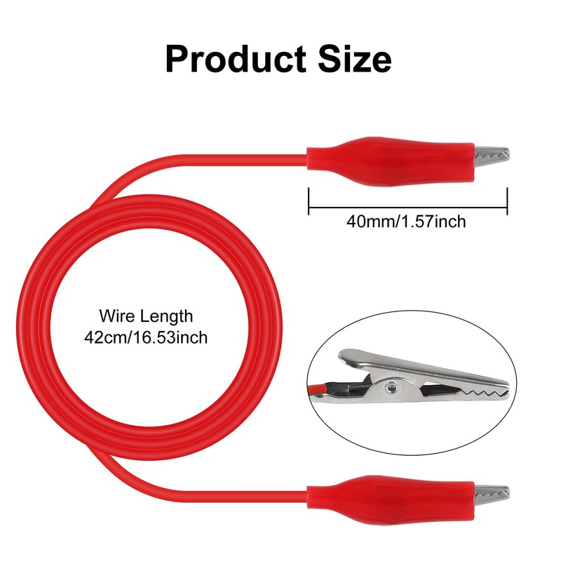 UMLIFE 1000V 20A multimeter Leads & 2PC 1000V 10A Crocodile