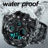 CACTUS ARCOIRIS Set Reloj Digital Caballero Relog Deportivo Pulsera Hombre