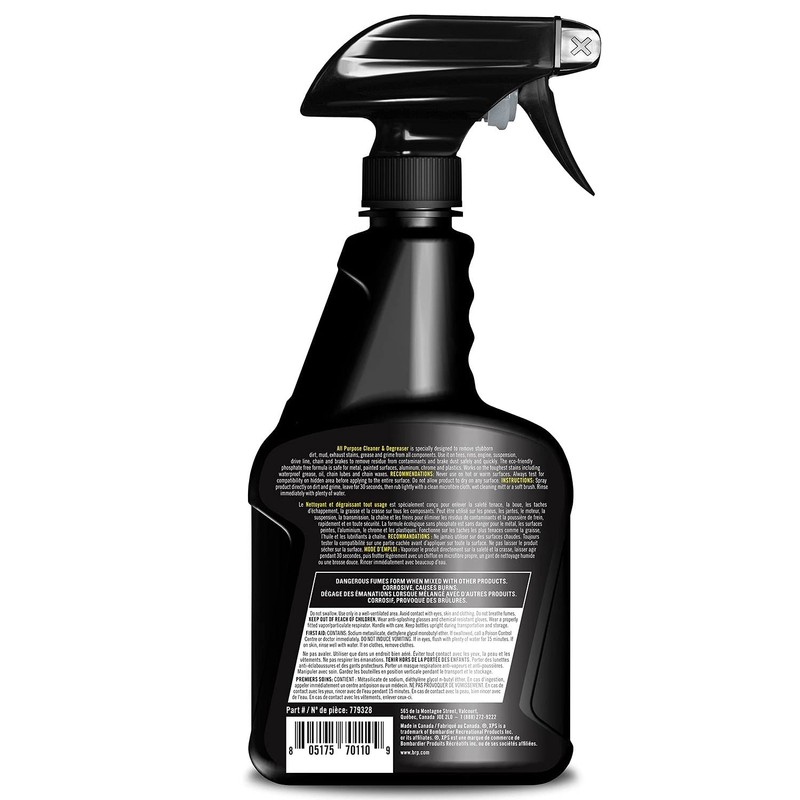 Ski-Doo New OEM, 22 fl oz Eco-Friendly All-Purpose Cleaner And