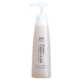 PPT Collagen & Silk Shampoo, 13.5 fl oz (400 ml), For Oily to Normal Skin (Fluffy)