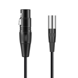 luxferre xlr mini xlr convert mini xlr to xlr cable mini xlr male to xlr female mini xlr to xlr adapter for BMPCC 4K 6K C70 and MKE 600 MK-ENG600 VideoMic NTG VideoMic Pro+ etc Shotgun Microphone Mini