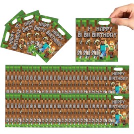 50 Pcs Game Party Bags for Kids, Game Birthday Gift Bags for Kids Party, Game Birthday Party Bags for Boys Girls