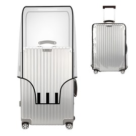 IEMIEBSHA Suitcase Cover Protectors, Waterproof PVC Luggage Cover, Dustproof Transparent Luggage Protector Case Covers for Business Travel School Home Daily Using or Luggage Storage (28 Inch)