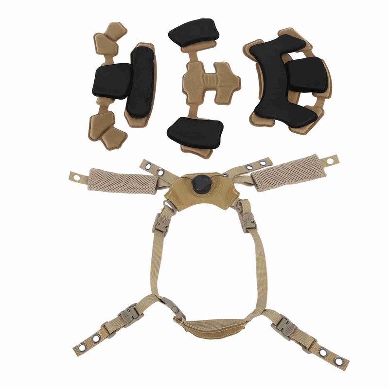 Helmet Dial Suspension System Chin Strap Helmet Padding Kit for