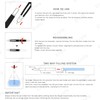 Jinhao 10 Press Fountain Pen Matte Black Retractable Fine Nib