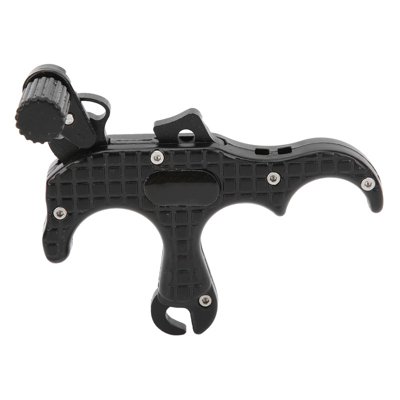 Aluminum Alloy Archery Bow Release Aid 3 Finger Thumb Caliper