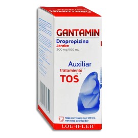 Gantamin Jarabe 300 Mg, 1 Frasco 120 Ml + Vaso Dosificador