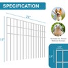 ICITYWALL 15 Pack 24in(L) X 15in(H) Small/Medium Animal Barrier Fence,