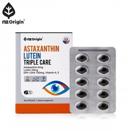 NZ Origin Astaxanthin Lutein Triple Care (60 Capsules)