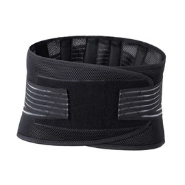 Mikinona Protective Fitness Waist Belt for Sports Durable Waist Supporter Relieving Back Comfortable Outdoor Running Waistband for Men and Women Black XL