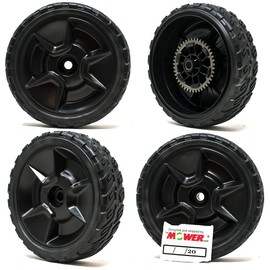 The Mower Shop HRN216 Wheel Set (Includes 2 Rear Wheels 42710-VR8-N00ZA and 2 Front Wheels 44710-VR8-N00ZA)