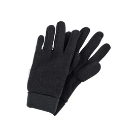 Sterntaler Finger Gloves Unisex Children's Micro Fleece with Elastic Cuff Glove, black