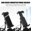 NICECNC Motorcycle Phone Mount Phone Holder Mobile Phone Stand Aluminum