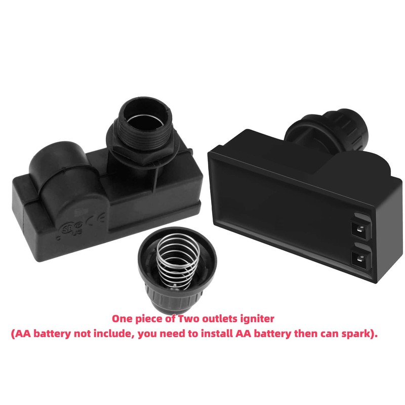 Duheri Double Ignition Kit Electronic Igniter with Double Ignition Electrode,