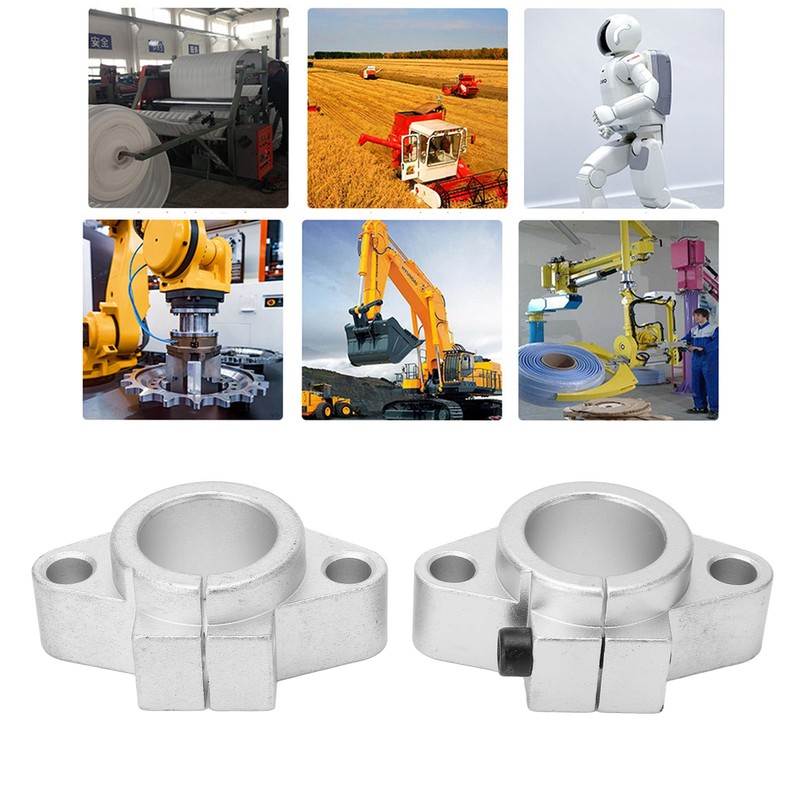 2Pcs Linear Shaft Holder Motion Rail Guide Support CNC Router