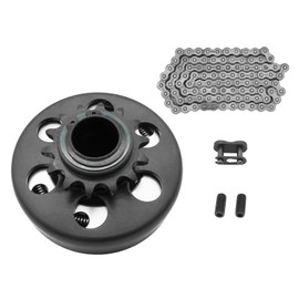 GYMMEDS Go Kart Centrifugal Clutch 1" Bore 14 Tooth and #40/41/420 Chain Fit for Go Kart, MiniBike, Lawnmower, Mini motorcycles, 212CC 6.5-8HP Engines performance Parts, Up to 2300 RPM.