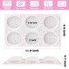 Sakolla 2 Pack Muffin Top Pans, Silicone Egg Molds for