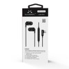 SoundMAGIC E80D USB-C インイヤーステレオヘッドホン、L字型プラグ、インラインコントローラー、メタルハウジング、10mmダイナミックドライバー、防水、防塵、ブラック。