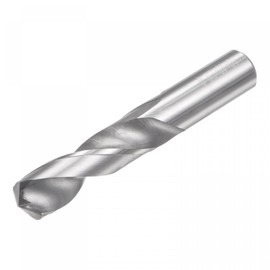 sourcing map Solid Carbide Drill Bits, 10mm C2/K20 Tungsten Carbide Jobber Drill Bits Straight Shank Drilling Tool for Stainless Steel Aluminum Iron Metal Plastic