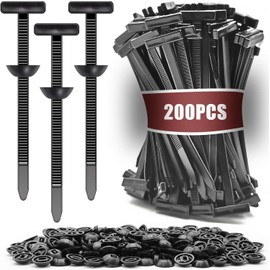 200pcs Cinchos de Plastico, Hebilla Fijación De Piezas Automotrices, Cinchos de Plastico para Electricidad para Diarias en Máquinas y Automóviles, Agr