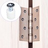 100 Pack Plastic Hinge Dowel Inserts with Screws, Plastic Dowel