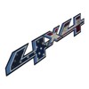 2Pc 4x4 Decals Stickers Emblem Replacement for Silverado Truck Bed