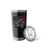USA Flag Motorcycle Retro Biker Stainless Steel Insulated Tumbler
