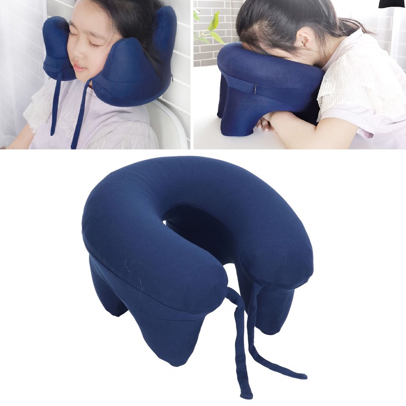 Press Type Inflatable U Shaped Pillow Portable Inflatable U Shaped