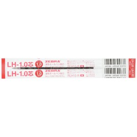 ゼブラ(ZEBRA) 油性ボールペン替芯 タプリ LH-1.0芯 赤 10本 B-RLH10-R