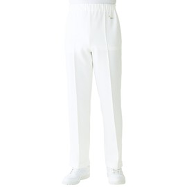 For Medical / Nursing Facilities / Food Factory Slacks (Knitted) Unisex KAZEN White Size: M 830-10