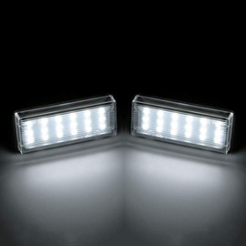 Gempro License Plate Light, 2Pack LED License Plate Lamp Assembly Replacement For Lexus GX470 LX470 LX570 Toyota Land Cruiser Cygnus 100-Series