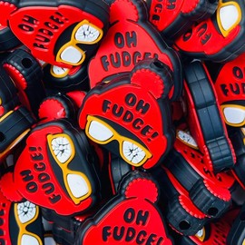Oh Fudge! Silicone Focal Beads | Christmas Beads