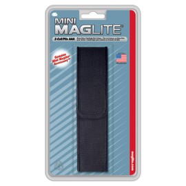 Maglite Black Nylon Full Flap Holster for AAA Mini