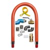 Huoyanshe 3/4 Inch Commercial Gas Hose Swivel Connector, Quick Connect