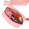 Uygafly Mini Fanny Pack for Little Girls,Gifts for Girl, Peach,