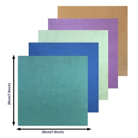 Qililandiy Pack of 50 Cotton Fabric 100% Cotton Sewing Fabrics Patchwork DIY Fabric Package Cut Fabric Squares for Sewing Craft Decoration (20 x 20 cm, Multi-Colour)