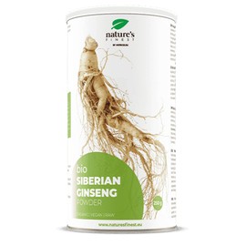 Nature's Finest Siberian Organic Ginseng Powder | 100% Pure Natural Ginseng Root Powder | Stress & Anxiety Relief | Sleep & Recovery Aid | Third Party Quality Tested