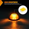 Nilight LED Cab Marker Lights 5 PCS 9 LED Smoke