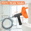 Drain Snake Auger 33 Feet, Plumbing Snake Drain Hair Clog