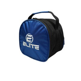 ELITE Add-On Bowling Bag for 1 Single Tote Spare Bowling Ball - Attaches to a Double or Triple Roller that has an extended handle (Royal/Black)