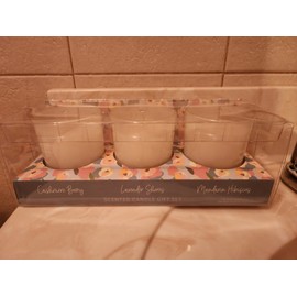 Opalhouse Set of 3 Jar Candles Cashmere Berry - Lavemder Shores - Manderin - NEW