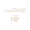 Baluue Dual Sided Bath Mitts Natural Sisal Jute Exfoliating Gloves