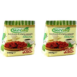 Stevida Natural Sweetener Stevia Based - 2 x 250g - Novarese Zuccheri