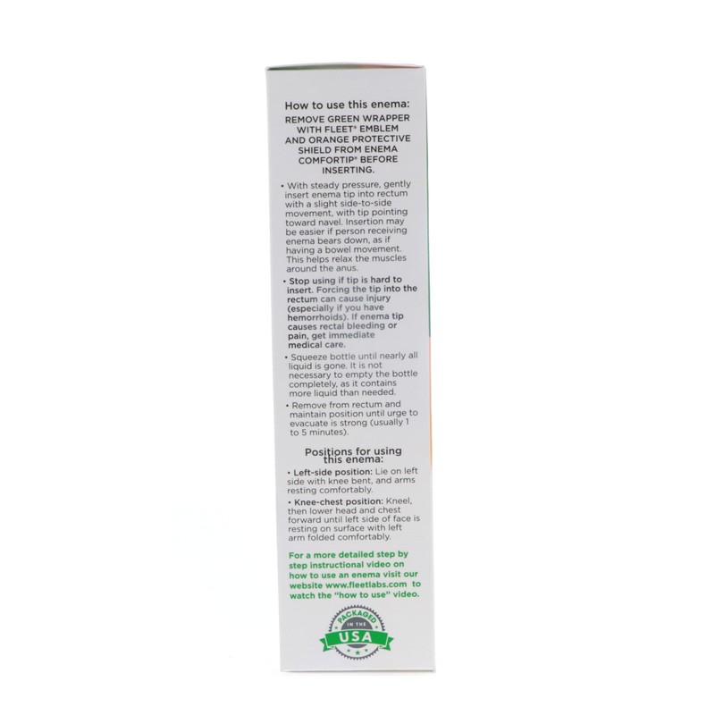 Fleet Laxative Mineral Oil Enema for Constipation, 4.5 fl oz