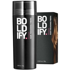 BOLDIFY Hair Fibers (Dark Blonde) Undetectable & Natural - Giant 28g Bottle - Completely Conceals in 15 Sec - Topper for Women & Men​