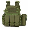 Military Tactical Vest – Adjustable Tactical Gear Carrier for Airsoft,